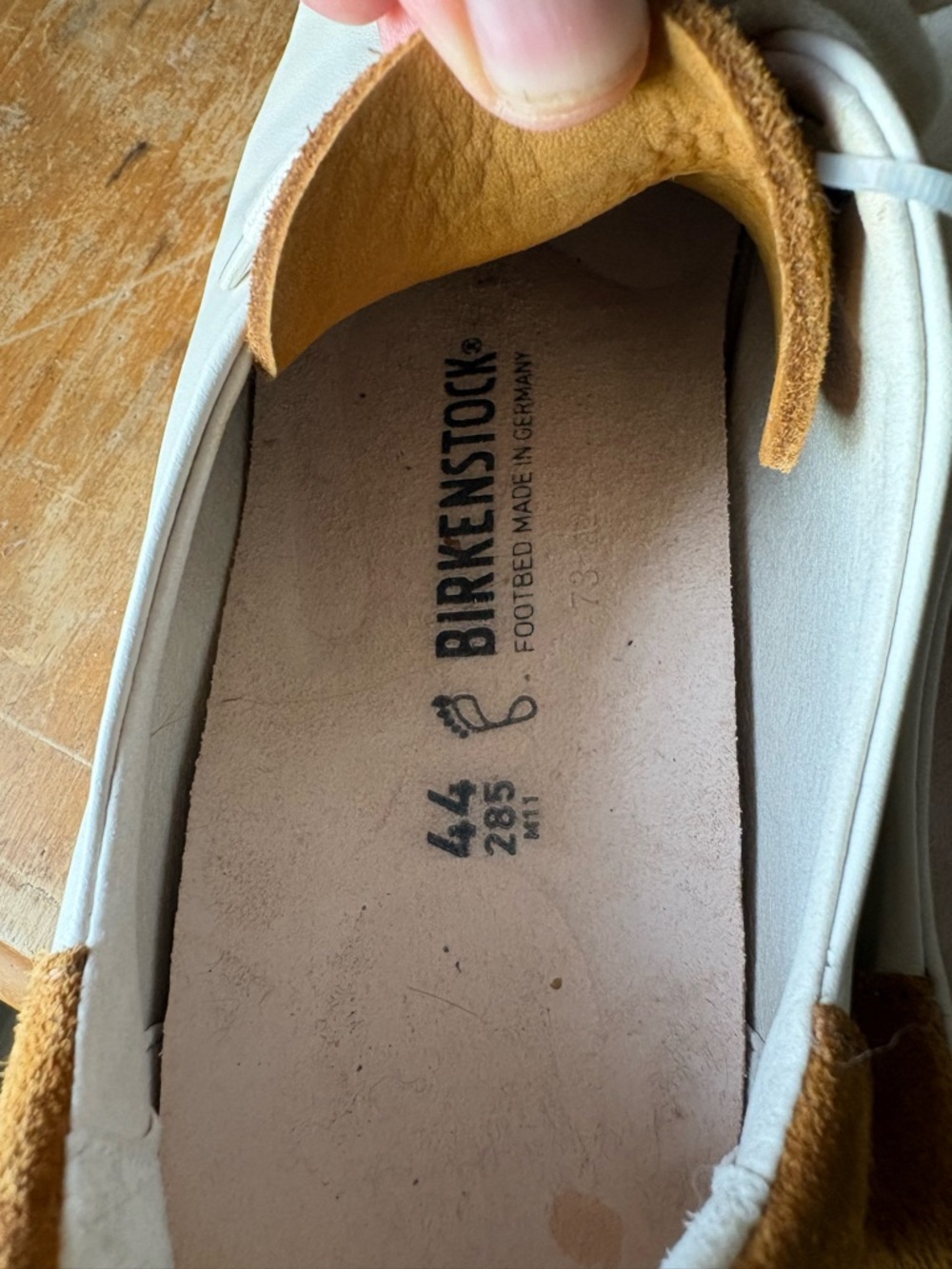 Birkenstock Bend Low Decon Pop, sneaker, 11 mens, Mink/ Eggshell. - Picture 7 of 11